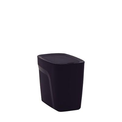 Lixeira Compact 6,5L Polipropileno Tampa Click Preto Tramontina