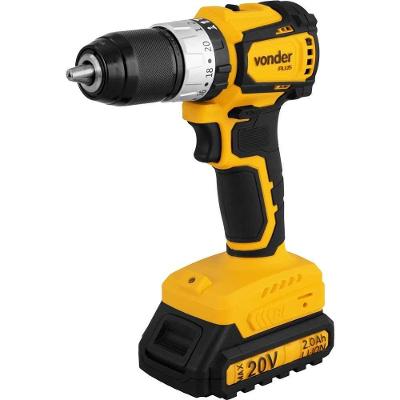 Parafusadeira Furadeira Vonder PFV 212CIB 20V com LED Preta Bivolt