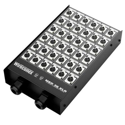 Painel Multicabo 36 Vias XLR para Áudio Profissional Wireconex