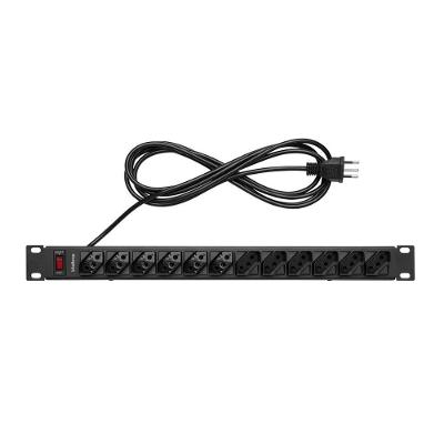 Protetor Elétrico para Rack EPR 212+ 12 Tomadas Bivolt Preto Intelbras