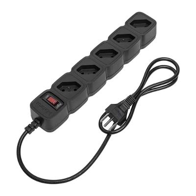 Protetor Elétrico Rack Intelbras EPE 205 5 Tomadas Bivolt Preto