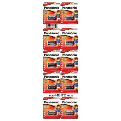 Pilha Alcalina AAA Panasonic LR03-2BT480 1,5V