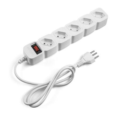 Protetor Elétrico para Rack Intelbras EPE 205 5 Tomadas Bivolt Branco