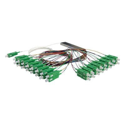 Splitter Óptico PLC Intelbras XFS 1322 1x32 SC-APC para Redes Fttx