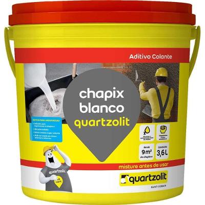 Adesivo Chapix para Argamassas e Chapiscos PVA 3,6L Branco Quartzolit