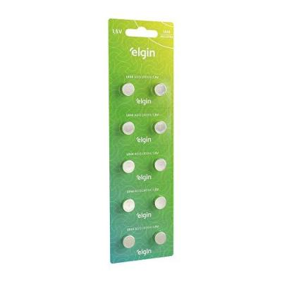 Bateria Alcalina Elgin LR44 1,5V com Tecnologia Avançada e Alta Durabilidade