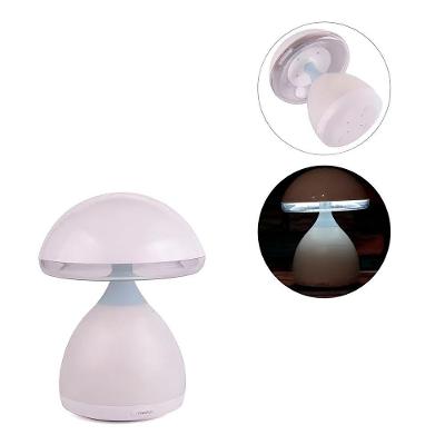 Luminária Abajur LED GXM Cogumelo 7 Cores Recarregável 1.5W 5V Branco