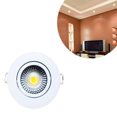 Luminária Spot LED Redonda 7W Branco Quente Bivolt Shopmix