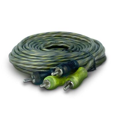 Cabo RCA Technoise Series 200 Pro Injetado 4mm 5m CAT-5 Verde