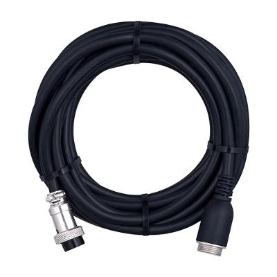 Cabo Extensor Microfone PTT Aquário AC-04 4 Pinos 5m Preto