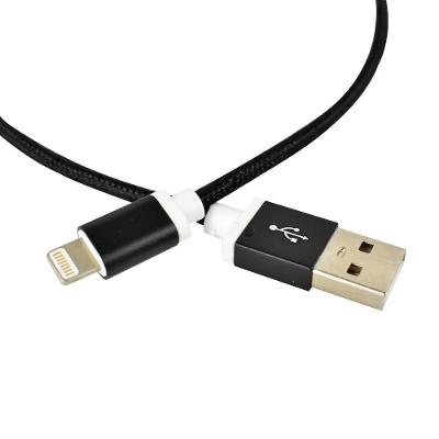 Cabo USB Lightning Evus C-057 Fast Charge Nylon Preto 1,0m