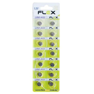 Bateria Botão 2 Flex LR41 Cartela com 14 Unidades