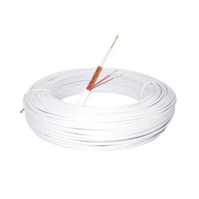 Cabo Coaxial Flexível 4,0mm 80% Malha Cobre 2 Alimentações 100m Multitoc