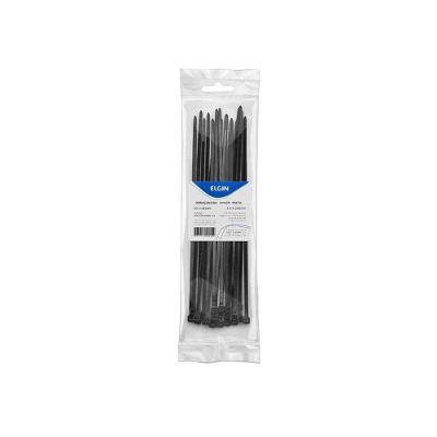 Abraçadeira Nylon Elgin PA66 GRD 4,8x300MM Anti-UV 10 Unidades Preto