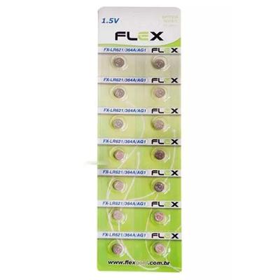 Bateria Botão 2 Flex LR621 Cartela com 14 Unidades