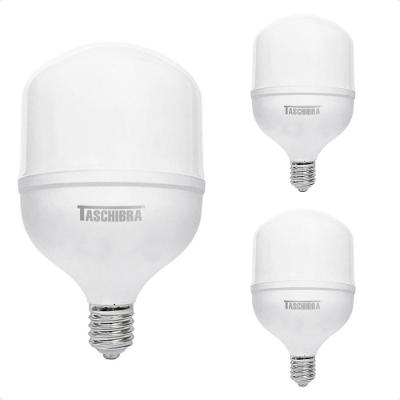 Kit 3 Lâmpadas LED TKL 80W E40 6500K Branco Frio Bivolt Taschibra