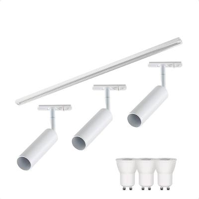 Kit Trilho Eletrificado 1m 3 Spot MR11 21W 6500K Bivolt Bravalumi