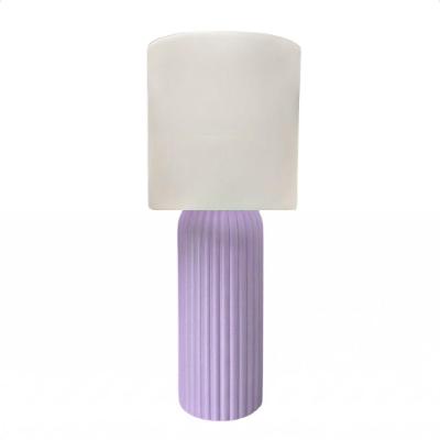 Luminária de Mesa Glow 20W E27 3000K Amarelo Quente Roxo Bancone