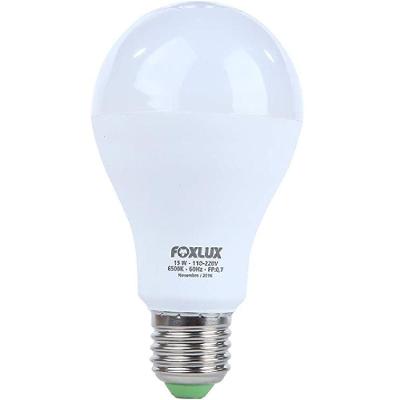 Lâmpada LED 15W 6500K Bivolt E27 Luz Branca Fria Foxlux