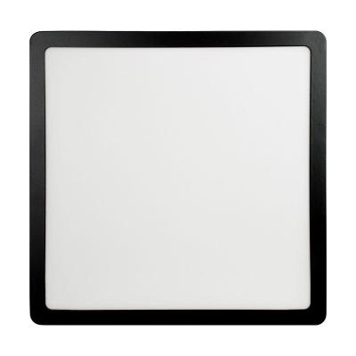 Painel de LED Quadrado Sobrepor 24W 4000K Preto Foxlux