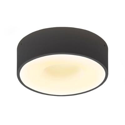 Luminária Pendente Sushi Redondo LED 3000K 36W Bivolt Preto Taschibra