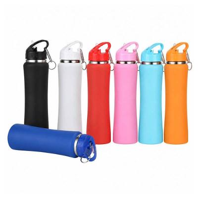 Garrafa Termica Aco Inox 500ML com Alca Mosquetao Vedacao Segura para Academia Trabalho Escola