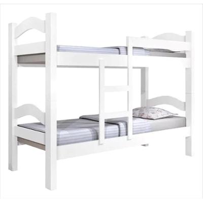 Beliche Solteiro Absolut com Escada em MDF Branco J&A Móveis