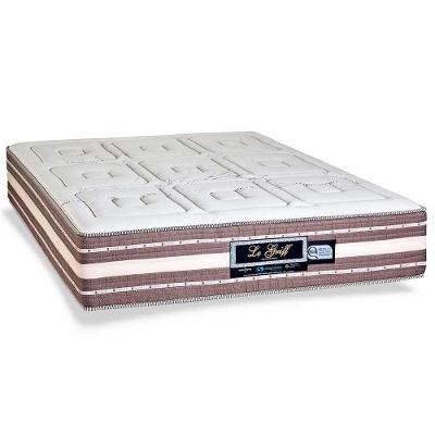 Colchão Casal Mola Pocket D28 Le Griff 138x188x33cm Bege Sankonfort