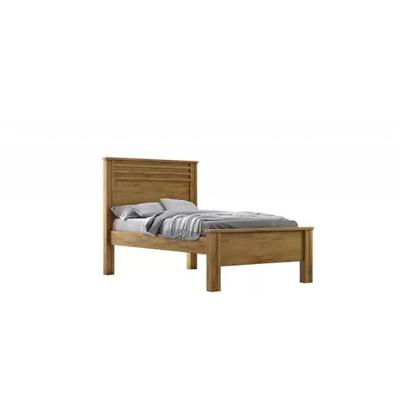 Cama Solteiro Verona Plus MDF-MDP Cinza Móveis Novo Horizonte