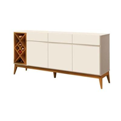 Buffet Passion 3 Portas 3 Gavetas MDF-MDP 173CM Off White EDN Móveis