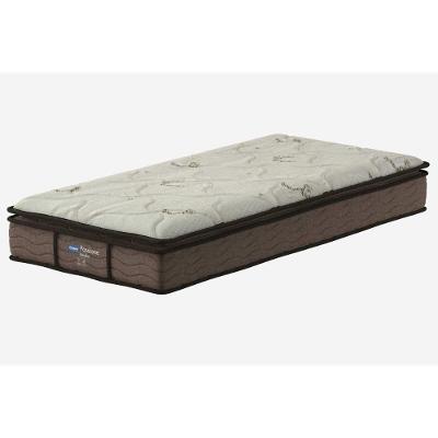 Colchão Solteiro Molas Ensacadas Masterpocket Passione Bambu D28 Pillow Top Branco Probel