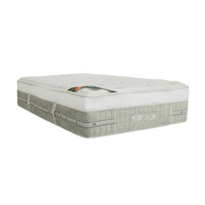 Colchão Solteiro Híbrido Espuma Visco Molas Ensacadas D20 78x188x34cm Branco Colchões Castor