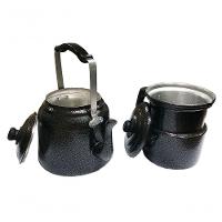 Kit Chaleira 3l E Leiteira Com Apito 1.6l Craqueada Extang - 1