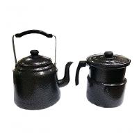 Kit Chaleira 3l E Leiteira Com Apito 1.6l Craqueada Extang - 2