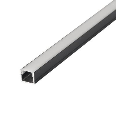 Perfil de Sobrepor Fita LED Axis Marcenaria 12MM 3M Preto Nordecor