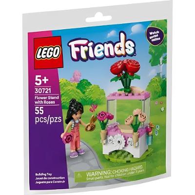 Brinquedo de Montar Lego Friends Barraca de Flores com Rosas Lego