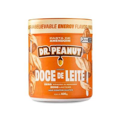 Pasta de Amendoim Dr Peanut Doce de Leite 600G com Proteína