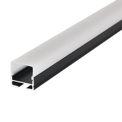 Perfil de Sobrepor para Fita LED Vetro 20MM 3 Metros Preto Nordecor