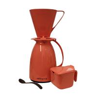 Kit Café Prático Garrafa Suporte Açucareiro Rosa - Unitermi - 1