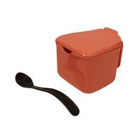 Kit Café Prático Garrafa Suporte Açucareiro Rosa - Unitermi