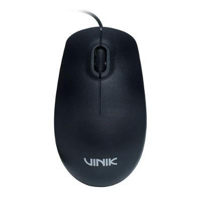 Mouse USB Vinik Dynamic DM101 1000 DPI Ergonômico Ambidestro Preto