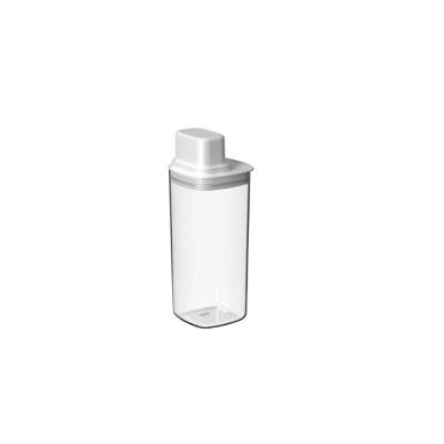 Pote Hermético com Medidor para Mantimentos Plástico com Tampa Dosadora Branco 1,5L Ou
