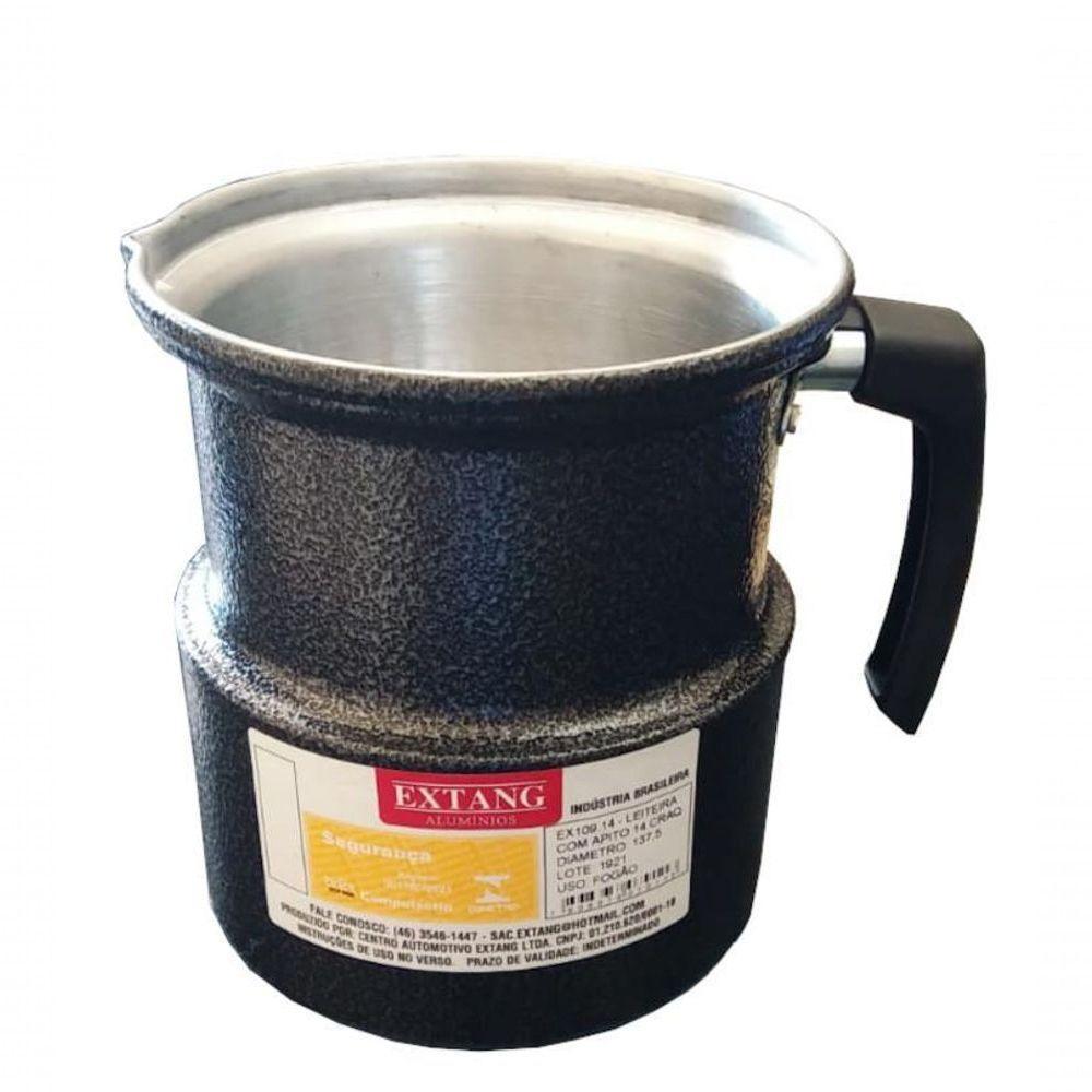 Kit Café Preto Craqueado Com Leiteira De Apito Extang - 3