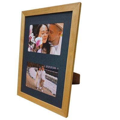 Porta Retrato Painel 21x30cm 2 Fotos 10x15 Moldura Mel Soleil Home Decor