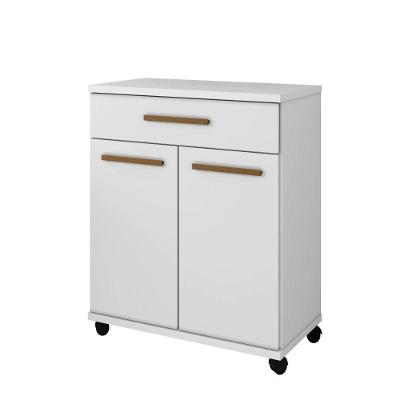 Balcão Londrina 2 Portas 2 Prateleiras 73CM Branco Arte Móveis