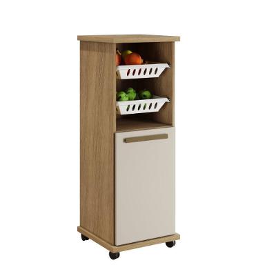 Armário de Cozinha com Fruteira Paraná 1 Porta MDF 39CM Arte Móveis