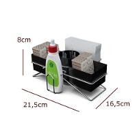 Kit Café Com Suporte Para Sache E Porta Copos Preto - 2