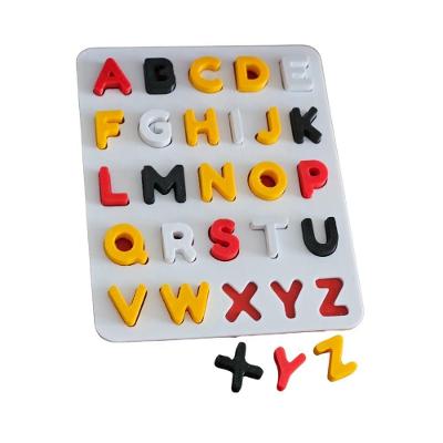 Quebra-Cabeça Infantil Alfabeto Brinquedo Educativo Letras Evolution Nutrition
