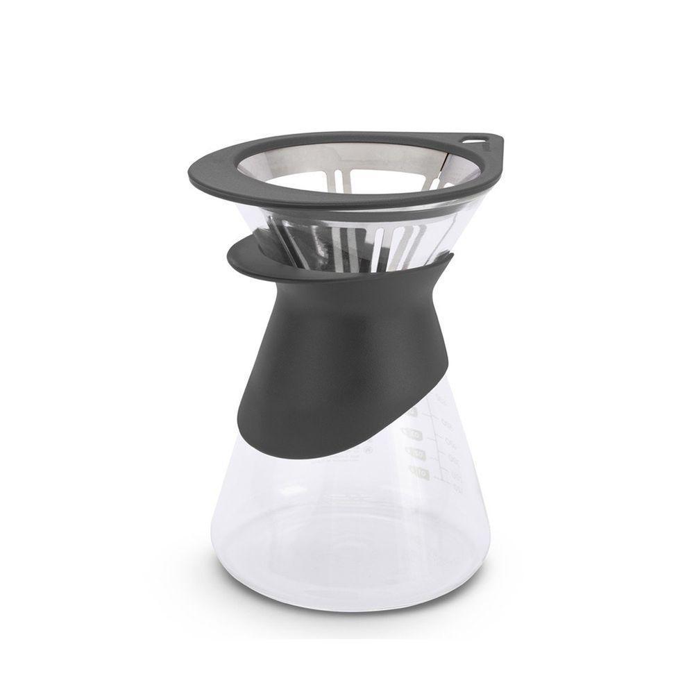 Kit Cafeteira Jarra Com Filtro 600ml - Pressca Preto - 1