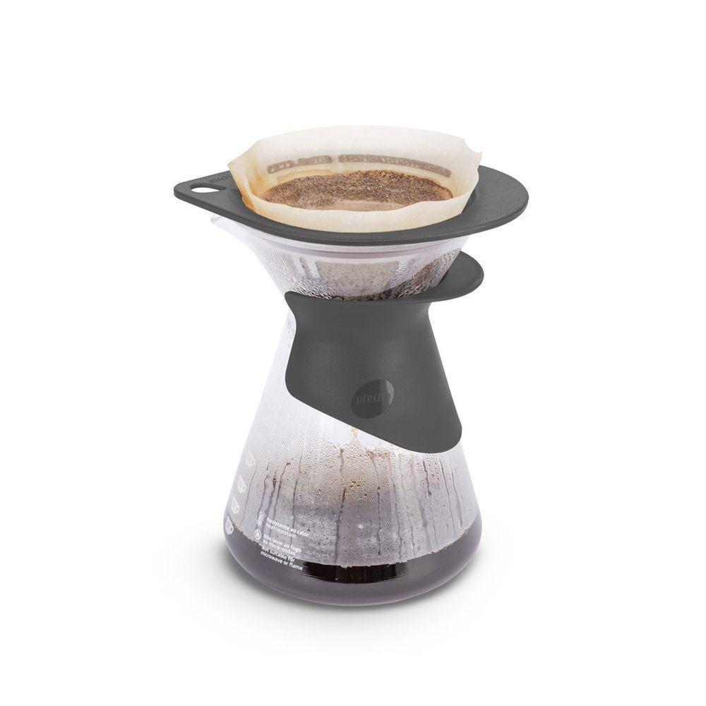 Kit Cafeteira Jarra Com Filtro 600ml - Pressca Preto - 3